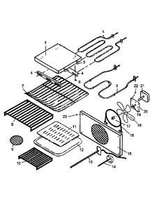 08 - Oven Accessories parts for Amana Oven ACO27DEW1 / P1132334N W from AppliancePartsPros.com