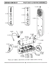 08 - Inlet Duct & Heater Assembly parts for Maytag Dryer LDG18CS from AppliancePartsPros.com