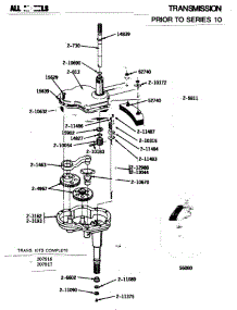 07 - Transmission (Series 00) parts for Maytag Washer LA25CM from AppliancePartsPros.com