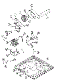 13 - Motor Drive (Dryer) parts for Maytag Dryer MLG19PDAWW from AppliancePartsPros.com