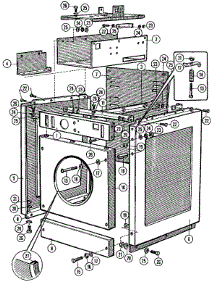 12 - Cabinet (Series 10) parts for Maytag Washer MFR25PCAVS from AppliancePartsPros.com