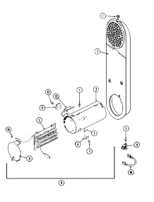 06 - Heater (Dryer) parts for Maytag Dryer MLE19PRAYW from AppliancePartsPros.com