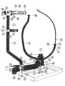 19 - Drain & Hose Assembly (Series 11) parts for Maytag Washer MFR35MCATS from AppliancePartsPros.com