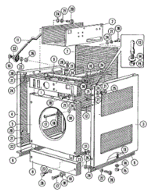 13 - Cabinet parts for Maytag Washer MFR35PCATS from AppliancePartsPros.com