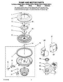 08 - Pump And Motor Parts parts for Maytag Dishwasher MDB8951BWB10 from AppliancePartsPros.com