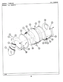 06 - Tumbler parts for Maytag Dryer MDE26CSADL from AppliancePartsPros.com