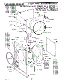 08 - Front Panel & Door Assy (Series 04) parts for Maytag Dryer LDG18CA from AppliancePartsPros.com