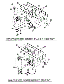 15 - Sensor Bracket Assembly parts for Maytag Dryer MDG50PN1AL from AppliancePartsPros.com