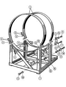 11 - Base Frame (Series 10) parts for Maytag Washer MFR25MCAVS from AppliancePartsPros.com