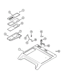 03 - Top parts for Maytag Washer MAH14PSAAW from AppliancePartsPros.com