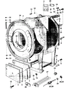 04 - Tub parts for Maytag Washer MFS125PAVS from AppliancePartsPros.com