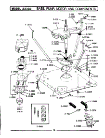 08 - Base\Pump\Motor parts for Maytag Washer A23CDL from AppliancePartsPros.com