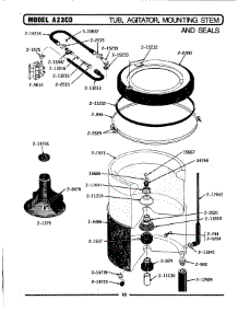 05 - Tub\Agitator parts for Maytag Washer A23CDW from AppliancePartsPros.com