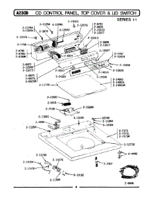 02 - Cd Control Panel, Top Cover & Lid Switch parts for Maytag Washer A23CDL from AppliancePartsPros.com