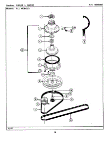 08 - Brake & Rotor parts for Maytag Washer MAT23PCAAL from AppliancePartsPros.com