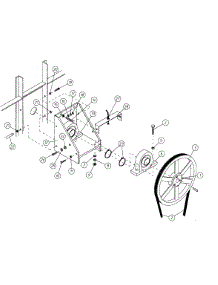 09 - Tumbler Bearing Mount Assembly parts for Maytag Dryer MDG120P1HW from AppliancePartsPros.com