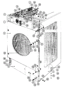 14 - Cabinet (Series 11) parts for Maytag Washer MFR35MNAVS from AppliancePartsPros.com