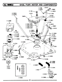 09 - Base, Pump, Motor & Components parts for Maytag Washer LA25CM from AppliancePartsPros.com