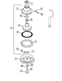 07 - Clutch & Brake (Bsq) parts for Maytag Washer MAT12CSAKQ from AppliancePartsPros.com