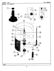 06 - Tub parts for Maytag Washer MAT23PCAAW from AppliancePartsPros.com