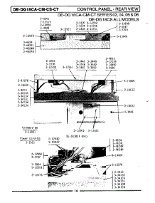 05 - Control Panel (Series 03) parts for Maytag Dryer DE18CA from AppliancePartsPros.com