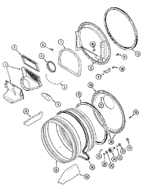 08 - Tumbler parts for Maytag Dryer MDG14PNAEW from AppliancePartsPros.com