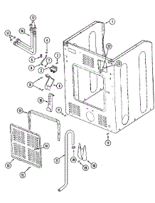 04 - Cabinet-Rear (Mah14pdaaq) parts for Maytag Washer MAH14PDAAQ from AppliancePartsPros.com
