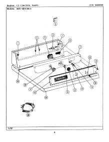 03 - Cs Control Panel parts for Maytag Dryer MDG26CSAGL from AppliancePartsPros.com
