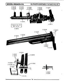 08 - Burner Assembly & Gas Valve parts for Maytag Dryer DG34CQ from AppliancePartsPros.com