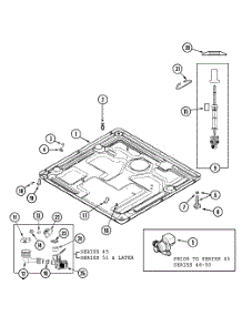 14 - Base (Washer) parts for Maytag Dryer MLE19PRAYW from AppliancePartsPros.com