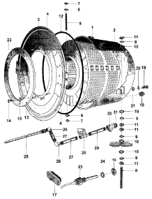 09 - Tub And Drum parts for Maytag Washer MFR80PCAVS from AppliancePartsPros.com