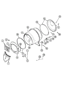 06 - Tumbler parts for Maytag Dryer MDG12PSBAW from AppliancePartsPros.com