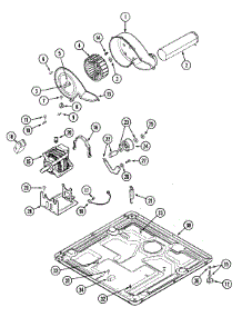 03 - Motor Drive parts for Maytag Dryer MDE14PDACQ from AppliancePartsPros.com