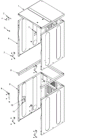 02 - Cabinet Front parts for Maytag Dryer MLG23PDHWW from AppliancePartsPros.com