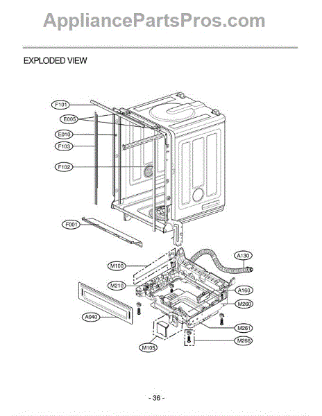 Direct Drive Ldt5665st 5221DD1001F Water Inlet Valve Genuine LG