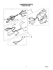 07 - Harness parts for Roper Range FES310YW0 from AppliancePartsPros.com