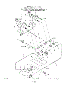 06 - Body parts for Roper Range 1305W0A from AppliancePartsPros.com