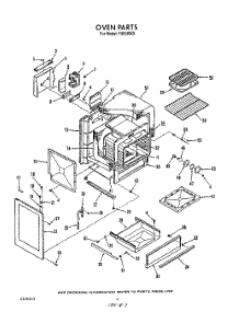 04 - Oven parts for Roper Range F8858W0 from AppliancePartsPros.com