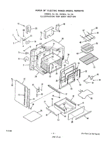 04 - Body parts for Roper Range 2406W3A from AppliancePartsPros.com