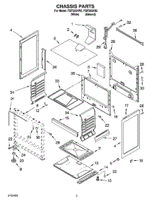 04 - Chassis Parts parts for Roper Range FGP305KW2 from AppliancePartsPros.com