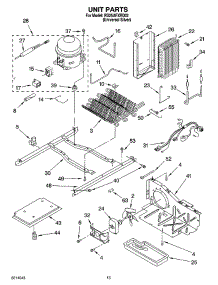 09 - Unit Parts parts for Roper Refrigerator RS25AFXRD02 from AppliancePartsPros.com