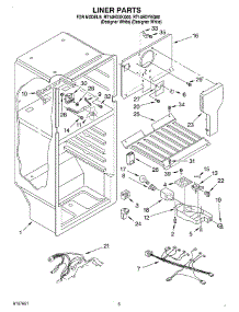 03 - Liner, Optional parts for Roper Refrigerator RT14HDXKQ00 from AppliancePartsPros.com