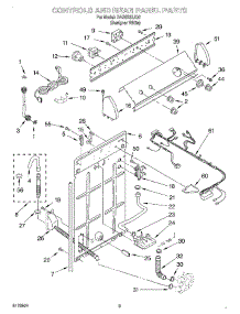 02 - Controls And Rear Panel parts for Roper Washer RAS6233JQ0 from AppliancePartsPros.com