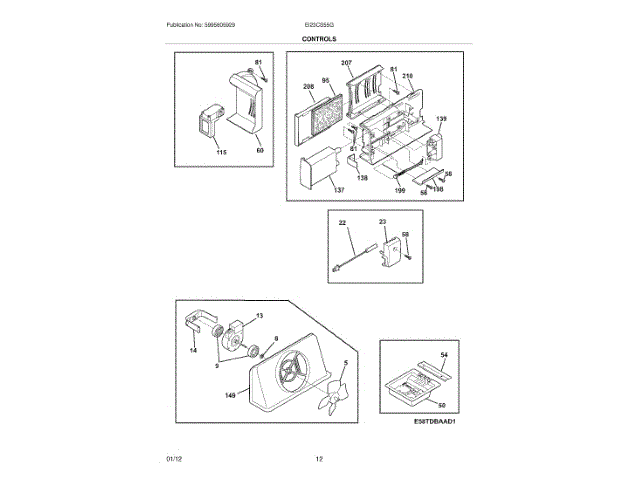 241853801 Damper Control | Genuine Frigidaire OEM In Stock