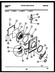 03 - Door Parts parts for Frigidaire Dryer DESFW3 from AppliancePartsPros.com
