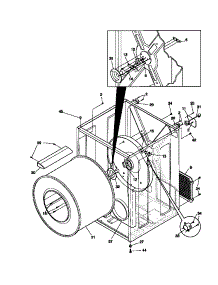 02 - Cabinet / Drum parts for Frigidaire Dryer FDG546RBS1 from AppliancePartsPros.com