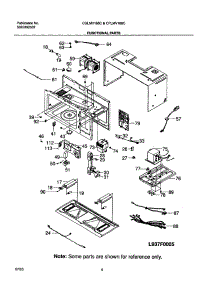 07 - Functional Parts parts for Frigidaire Microwave CGLMV168CB1 from AppliancePartsPros.com