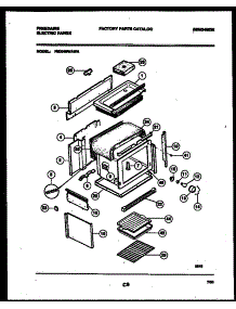 05 - Body Parts parts for Frigidaire Range FED340WADA from AppliancePartsPros.com