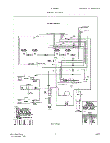 15 - Wiring Diagram parts for Frigidaire Range FGFB86DBC from AppliancePartsPros.com
