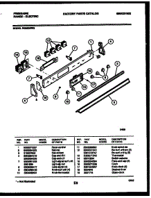 03 - Control Panel parts for Frigidaire Range RG533NW3 from AppliancePartsPros.com